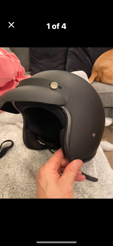 Large Zorax open face helmet 