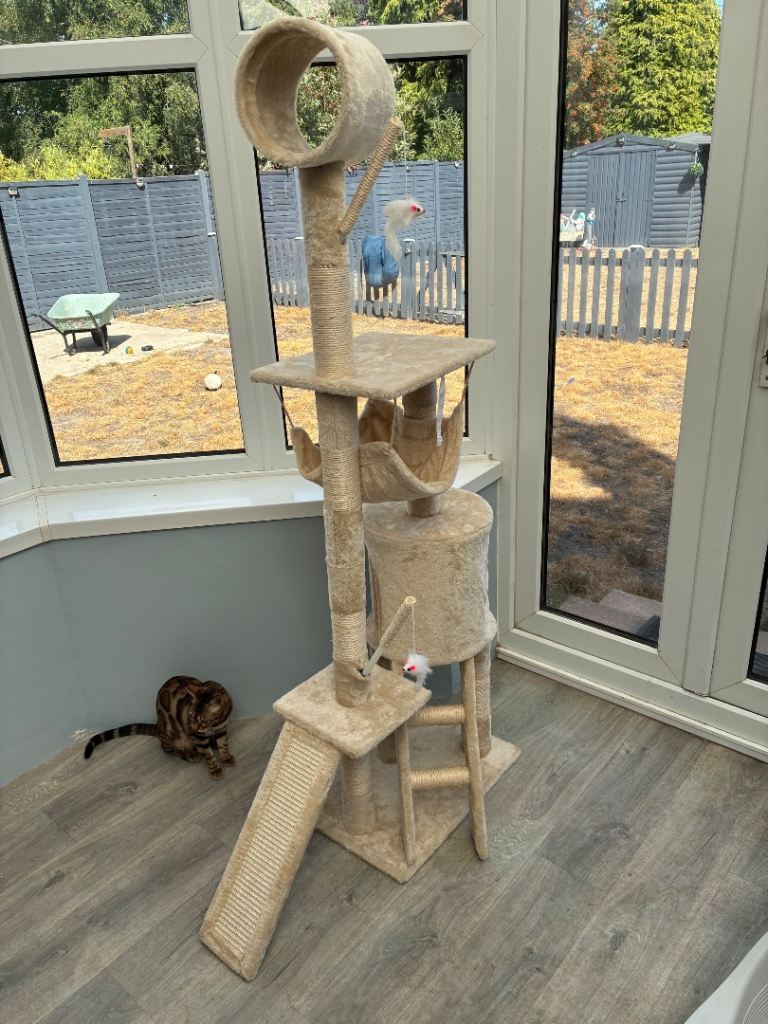 Large cat tree brand new and assembled 