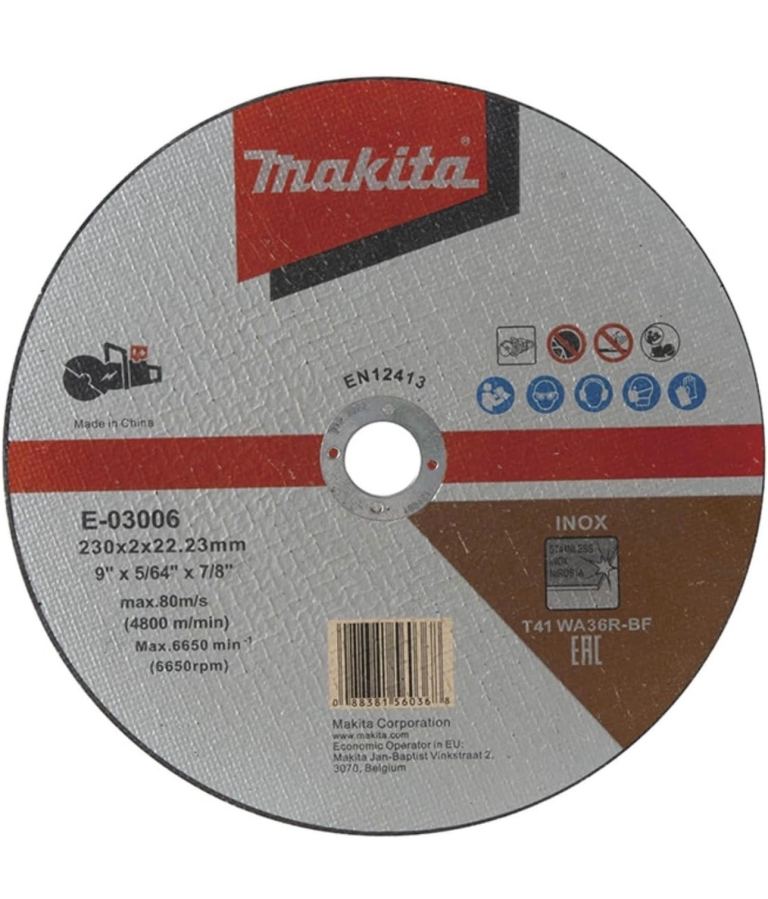 Makita Inox cutting disc (diameter 230, K WA36R) E-03006