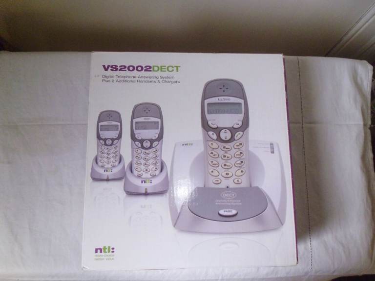 NTL VS2002DECT DIGITAL TELEPHONE ANSWERING SYSTEM