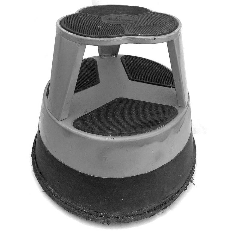 Kick Stool-Vintage Elephant Foot-Step Stool By Kic Step