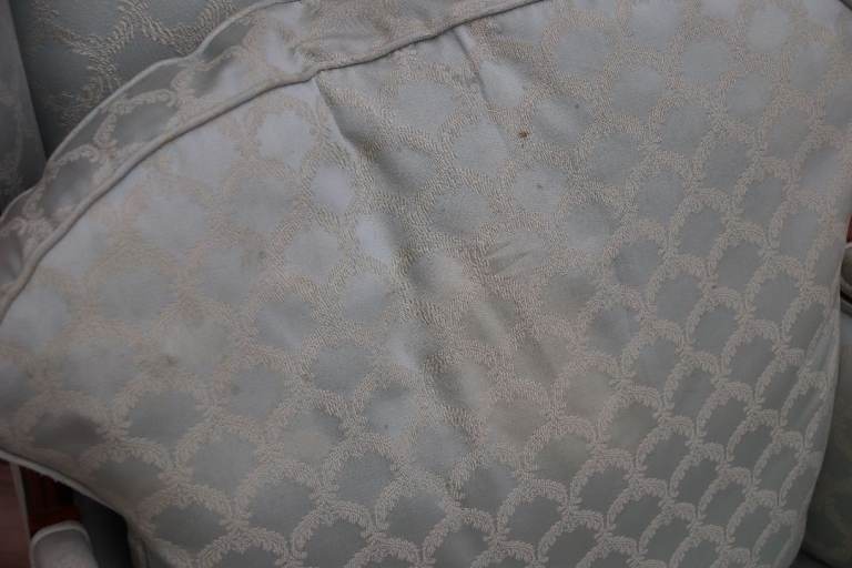 Wesley Barrell French Wingback Armchair with Footstool (UK Delivery)