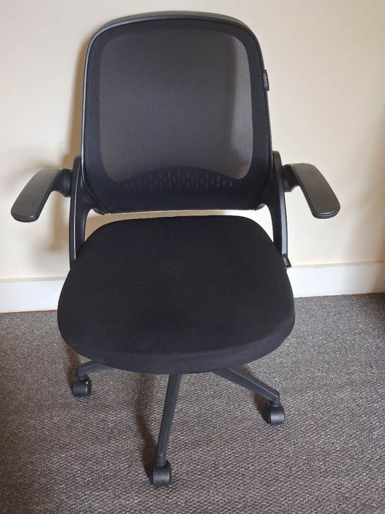 Black Office Chair with Mesh Back 