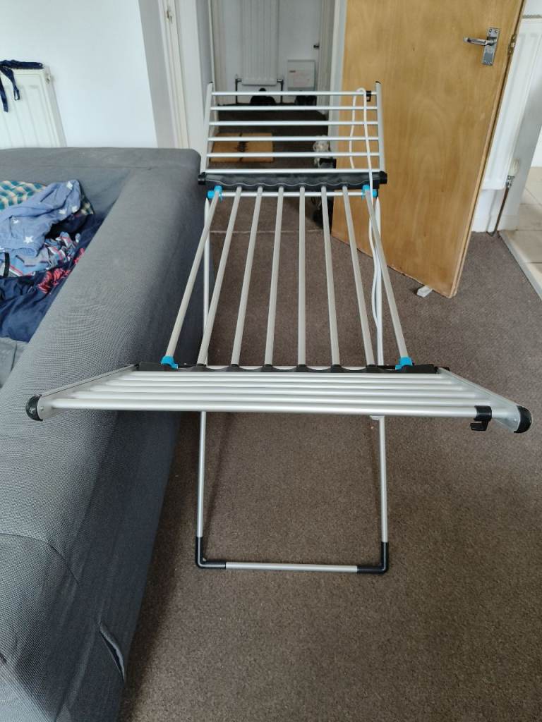Minky Wing 12 m Heated Clothes Airer with Cover