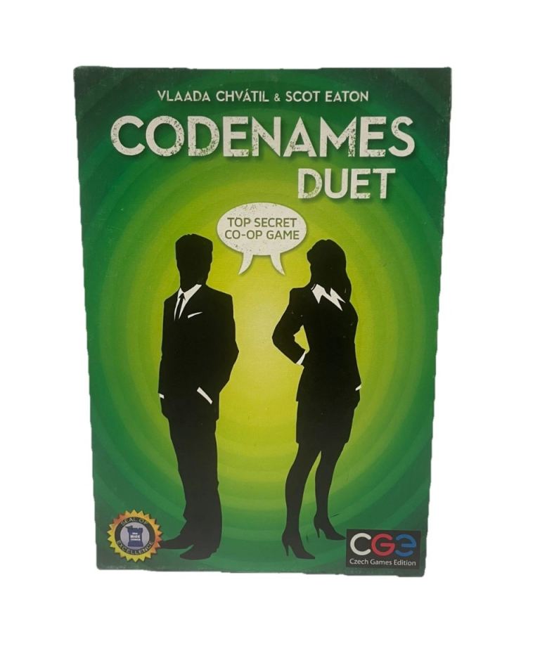 image for Codenames: Duet Cooperative Word Game – 2‑5 Players, Used, Complete
