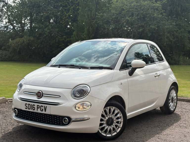 2016 Fiat 500 1.2 Lounge 3dr HATCHBACK Petrol Manual