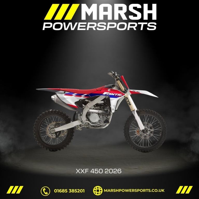XXF 450 MX Race 2026 Model - Fantic Main Dealer - Reserve NOW!