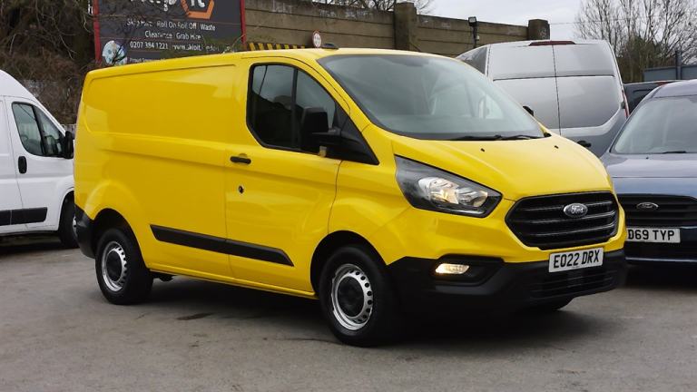 2022 Ford Transit Custom 280 LEADER L1 SWB IN YELLOW,BLACK LEATHER STYLE SEATS,AIR CONDITIONING,F...