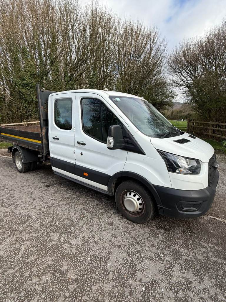 2022 Ford Transit Crew Cab Tipper 27k miles