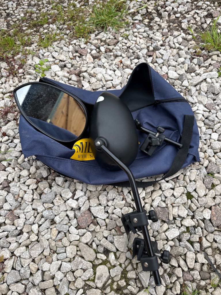 Milenco aero mirror extenders for Caravanning 