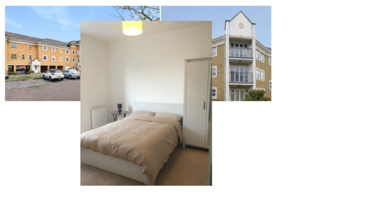 Modern one-bedroom flat, a living room, kitchen, and bathroom. 