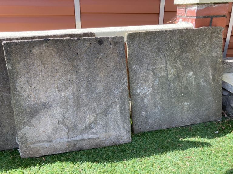 Garden slabs