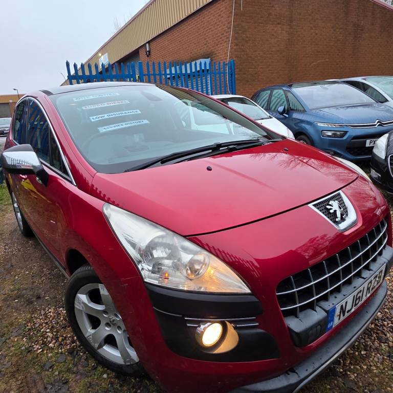 PEUGEOT 3008 HIGH END TRIM EXCLUSIVE EDITION 1.6 DIESEL 113 BHP AUTOMATIC GEARBOX 12 MONTHS MOT!!