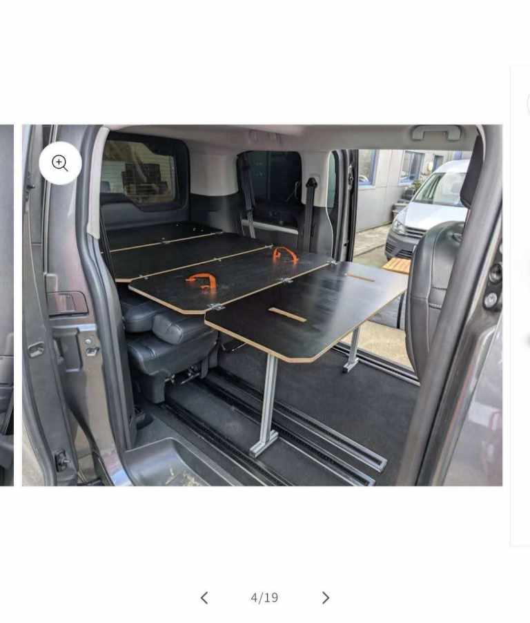 Vangear Siesta 2.0 Campervan Bed System SWB (VW T5/T6/T6.1 Shuttle / Kombi)