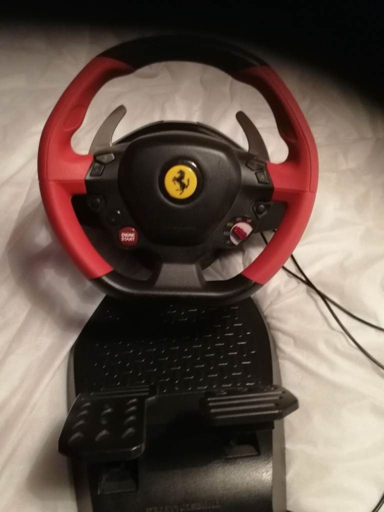 Thrustmaster Ferrari 458 Spider Racing Wheel.