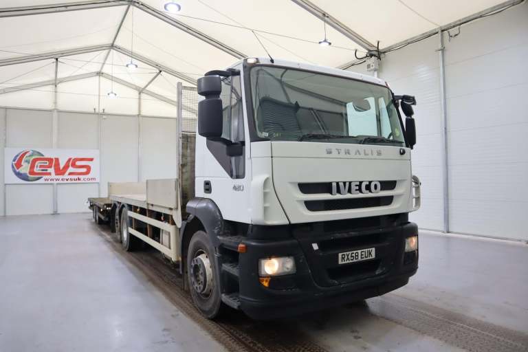 2008 (58 PLATE) Iveco STRALIS 420 DRAWBAR 6x2 Euro 5 Flatbed