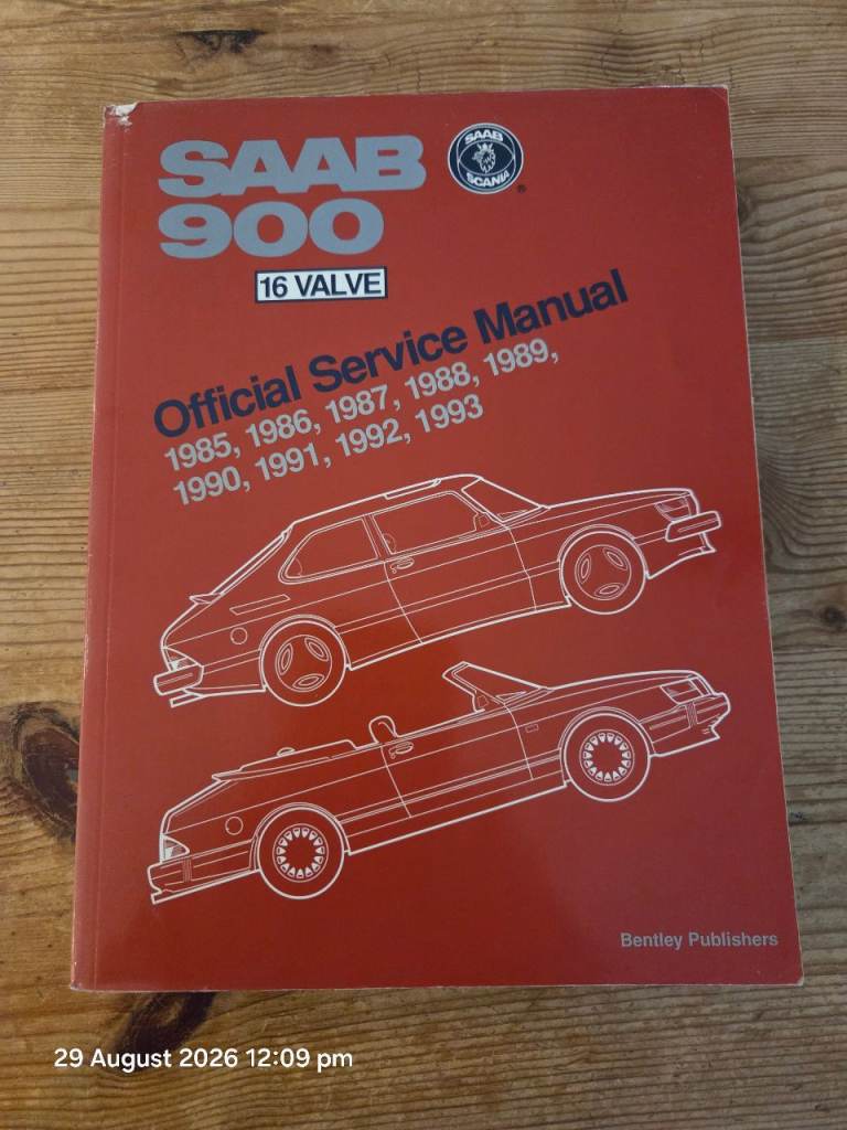 SAAB 900 (16 valve) Official Service Manual