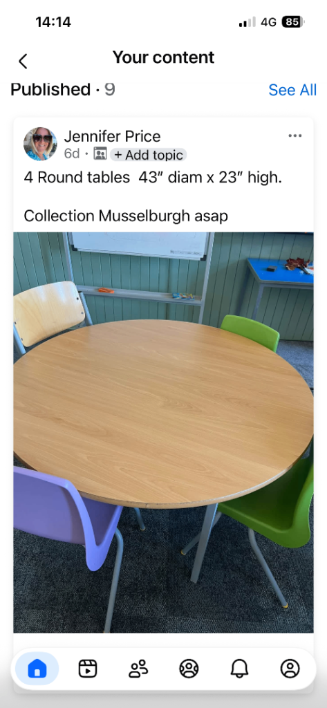 Free Tables