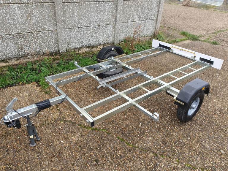Dave Cooper collapsible twin motorbike trailer 
