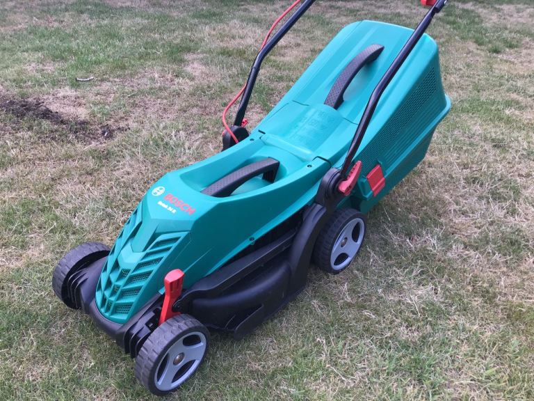 Bosch Rotak 34 Electric Lawnmower – Good Condition
