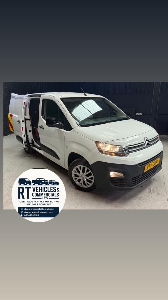 2022 Citroen Berlingo 1.5 BlueHDi 1000Kg Enterprise Pro 100ps [6 Speed] PANEL VAN Diesel Manual