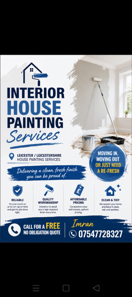 Interior House Painting Services 