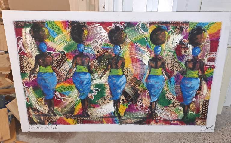 Large Canvas Image on Frame, Cape Verde