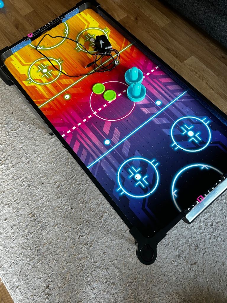 2.7ft Neon Series Air Hockey Table
