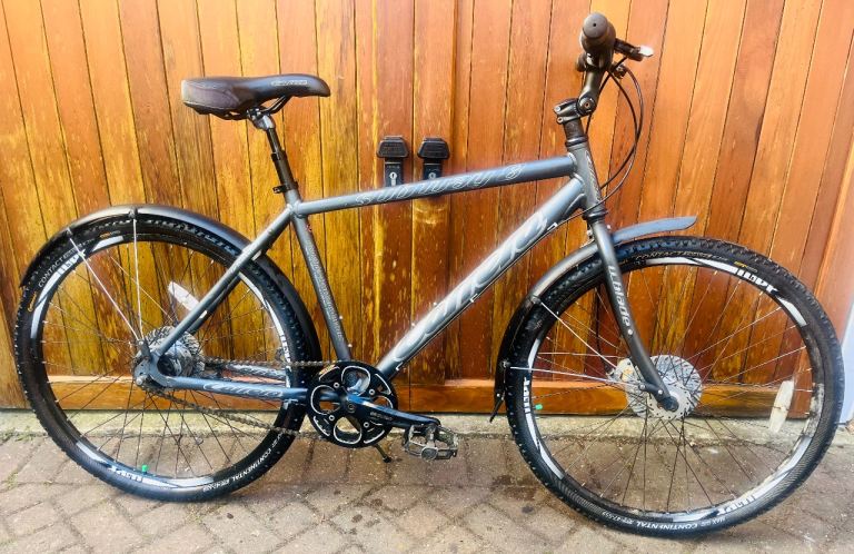 Carrera Subway Hybrid Bike – Medium 18” – Hub Gears – Serviced – Ready To Ride