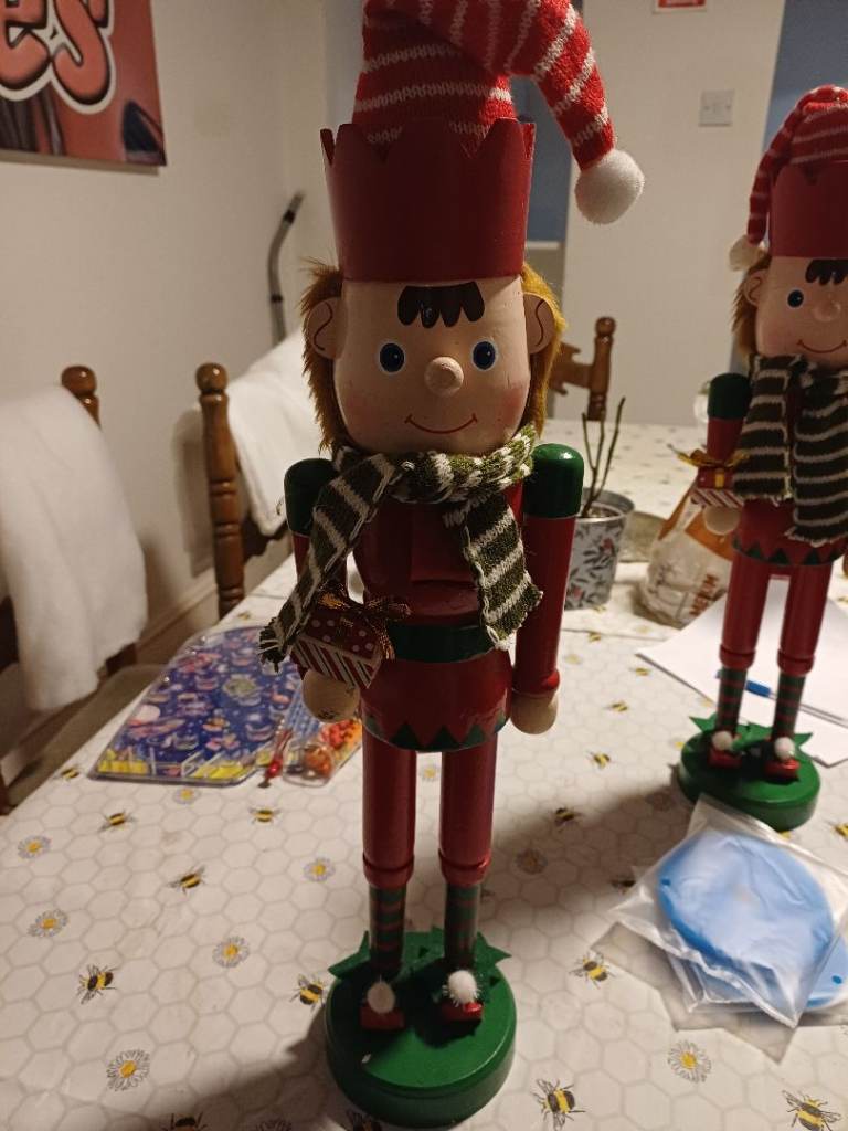 Wooden christmas nutcrackers