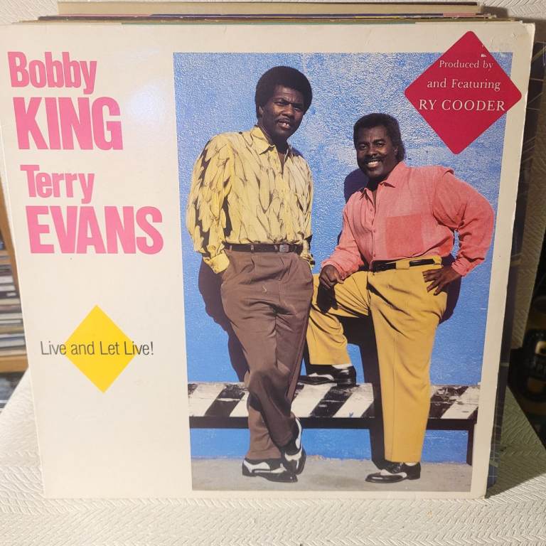 Bobby King Terry Evans Live and Let Live Vinyl Record Lp  R2/12