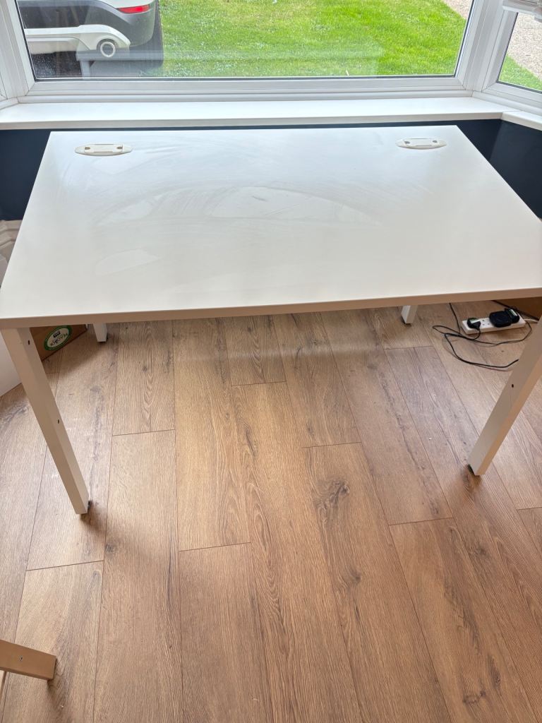 image for White desk (sturdy office type)