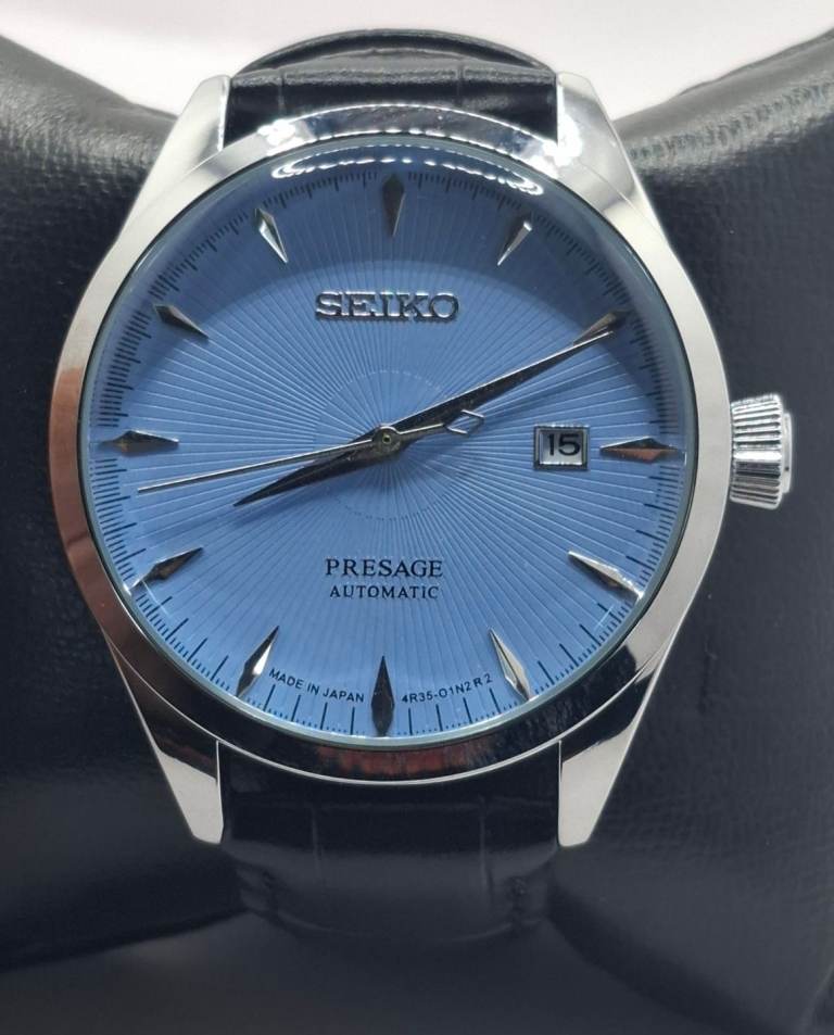 Seiko Automatic Blue Sunburst dail Men's Watch