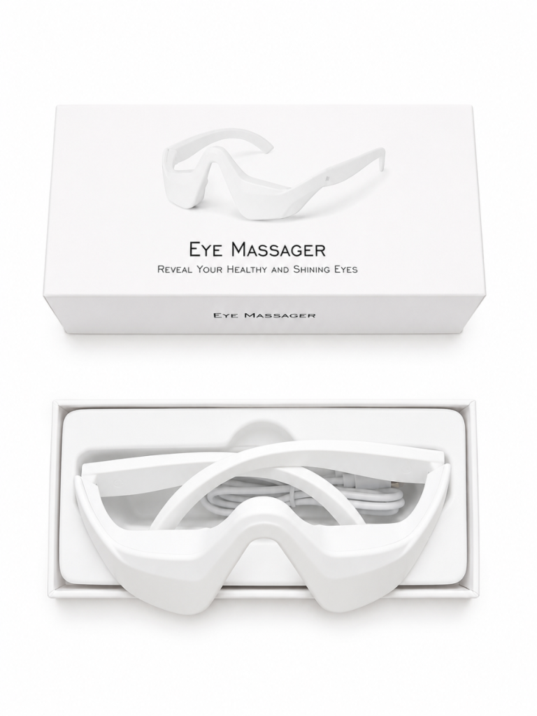 New Eye Massager – White, Unused in Box