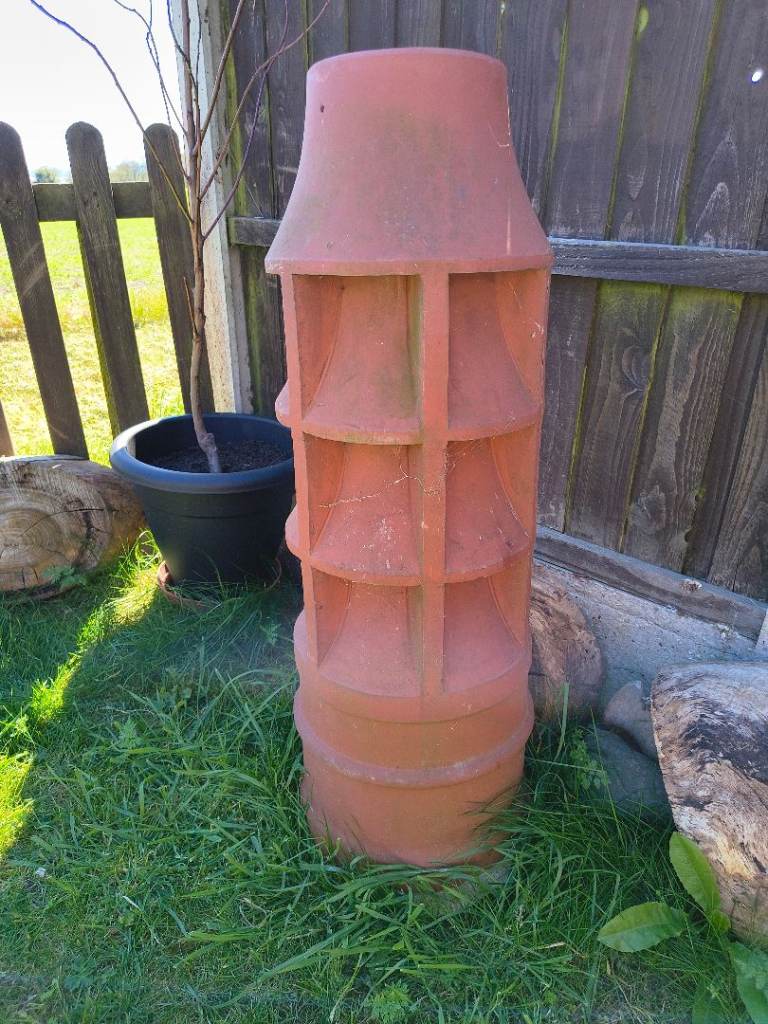 Vintage terracotta chimney 