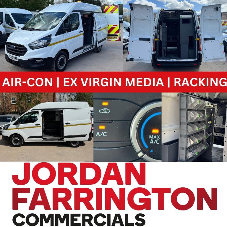 2020 FORD TRANSIT CUSTOM L1H2 EU6 UTILITY SPEC FITTERS / ENGINEERS WORKSHOP VAN