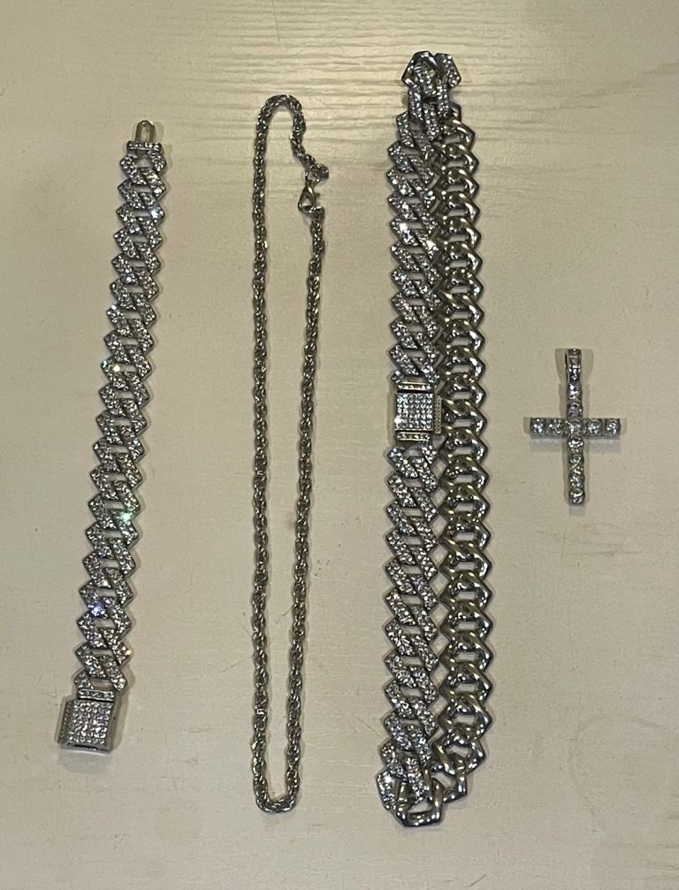 Men’s / Boys Jewellery Set - necklace chains, bracelet - BNIB