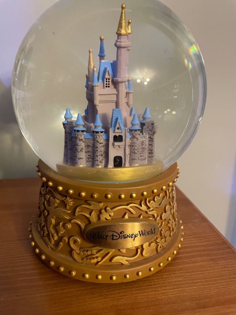 Disney Parks Cinderella's Castle Musical Snowglobe