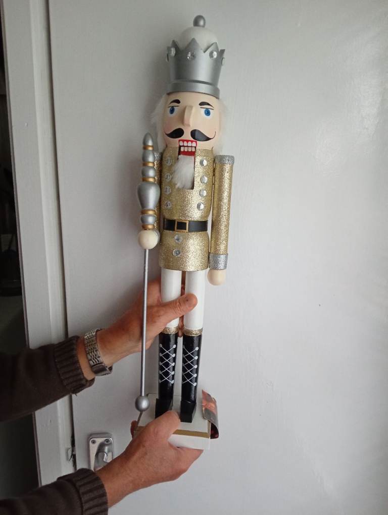 New 62cm Gold Nutcracker Christmas Decoration