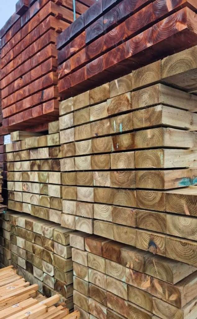 Timber sleepers 