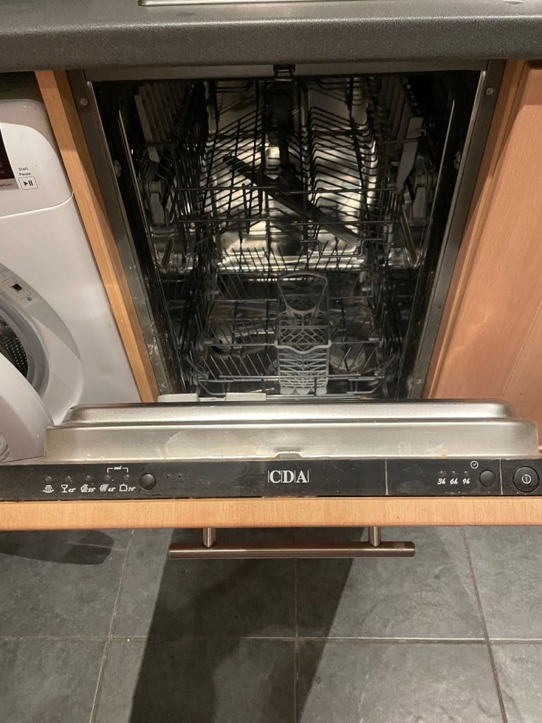 CDA integrated slimline dishwasher 