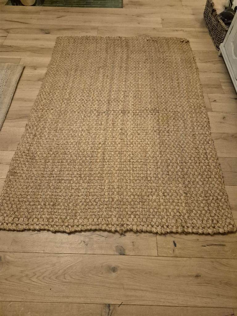 Laura Ashley Natural Gold Natural Hand Woven Jute Rug