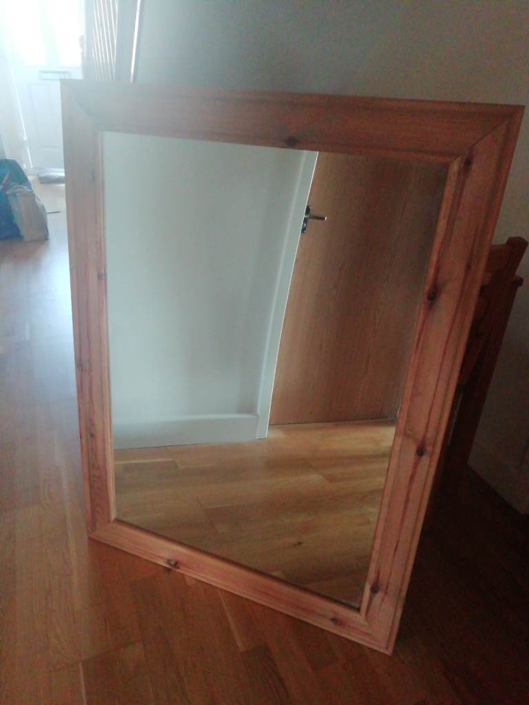 Large wall mirror