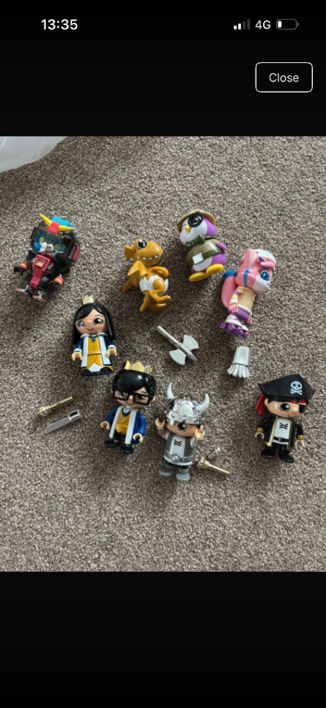 Mixed Bundle of Collectible Mini Figures and Accessories