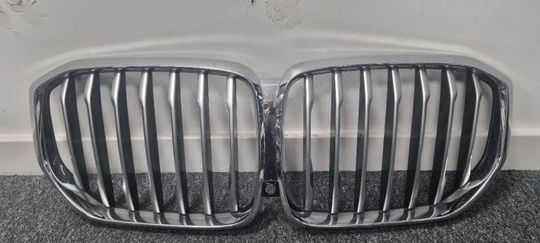 BMW X5 G05 FRONT GRILL GRILLE CHROME KIDNEY 2018+ GENUINE CAM