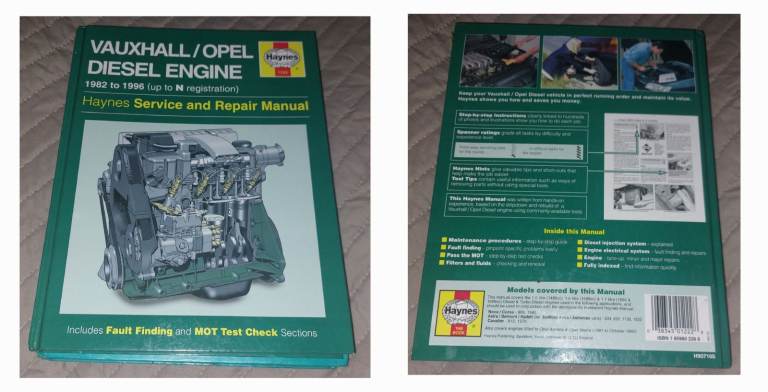 Haynes Vauxhall/Opel Diesel Engine Service and Repair Manual