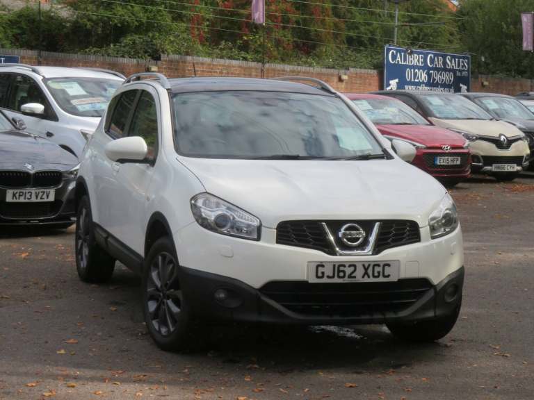 2012 Nissan Qashqai 1.6 [117] Tekna 5dr White Petrol ULEZ HATCHBACK Petrol Manual