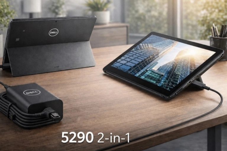 Dell 2 in 1 Laptop. Touchscreen, Windows 11, i5, 256GB SSD, Cam Local delivery 