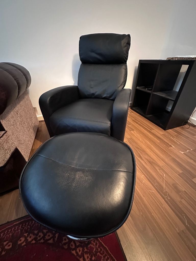 Reclining Armchair + Footstool