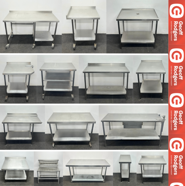 Huge Selection Of Used Stainless Steel Tables - Pay Over 3 Months With Fast & Free Delivery!